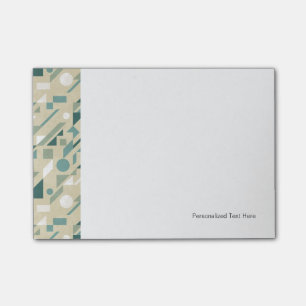 Abstraktes Muster Post-it Klebezettel