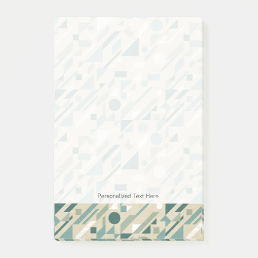 Abstraktes Muster Post-it Klebezettel (Vorderseite)