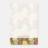 Abstraktes Muster Post-it Klebezettel (Vorderseite)