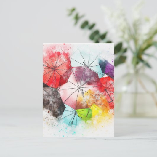 Abstraktes Muster Postkarte (Stehend Vorderseite)