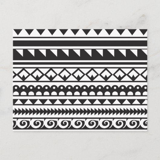 abstraktes Muster Postkarte (Vorderseite)