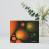 Abstraktes Muster Postkarte (Stehend Vorderseite)