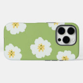 Abstraktes Muster Retro Green Retro Botanisches Wi Case-Mate iPhone Hülle (Rückseite (Horizontal))
