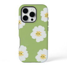 Abstraktes Muster Retro Green Retro Botanisches Wi