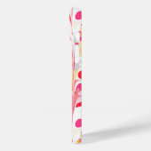 Abstraktes Muster rosa Case-Mate iPhone Hülle (Rückseite / Links)