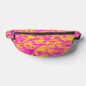 Abstraktes Muster Rosa Gelborange Bauchtasche (Ablage )