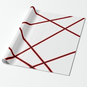 Abstraktes Muster - rot Geschenkpapier