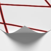 Abstraktes Muster - rot Geschenkpapier (Ecke)