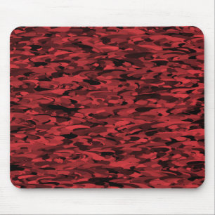 Abstraktes Muster Rot Schwarz Mousepad