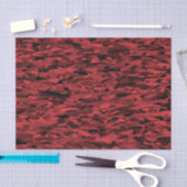 Abstraktes Muster Rot Schwarz Seidenpapier (Handwerk)