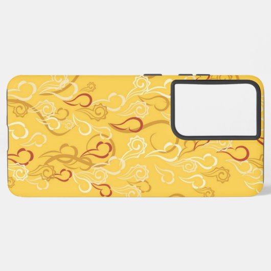 Abstraktes Muster Samsung Galaxy Hülle (Linke Seite)