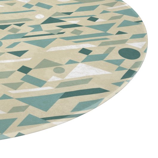 Abstraktes Muster Schneidebrett (Ecke)