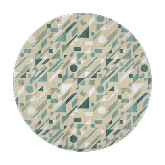 Abstraktes Muster Schneidebrett (Vorderseite)