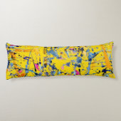 Abstraktes Muster Seitenschläferkissen (Rückseite)