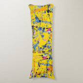 Abstraktes Muster Seitenschläferkissen (Vorderseite Vertikal)