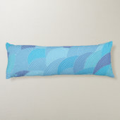 Abstraktes Muster Seitenschläferkissen (Rückseite)