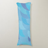 Abstraktes Muster Seitenschläferkissen (Vorderseite Vertikal)