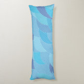 Abstraktes Muster Seitenschläferkissen (Rückseite (Vertikal))