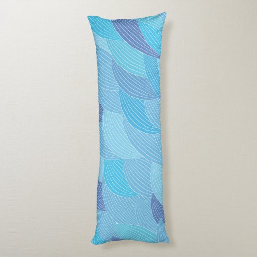 Abstraktes Muster Seitenschläferkissen (Rückseite (Vertikal))