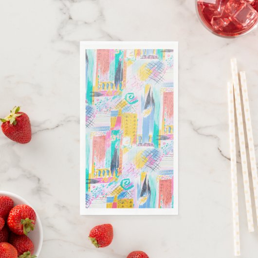 Abstraktes Muster Serviette (Beispiel)