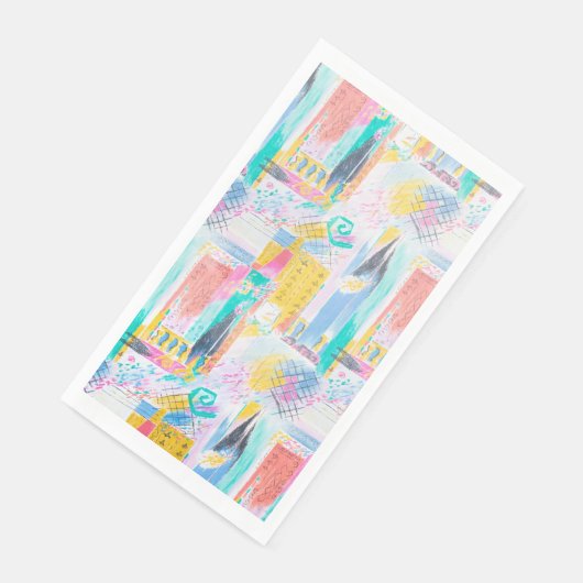 Abstraktes Muster Serviette (Ecke)