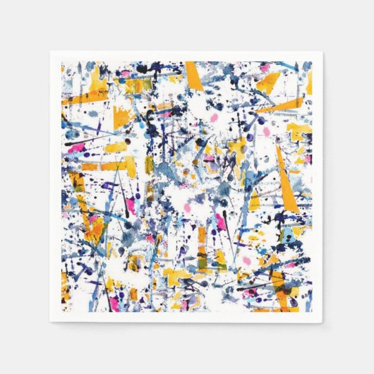 Abstraktes Muster Serviette (Vorderseite)