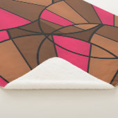 Abstraktes Muster Sherpadecke (3/4)