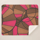 Abstraktes Muster Sherpadecke (Vorderseite (Horizontal))