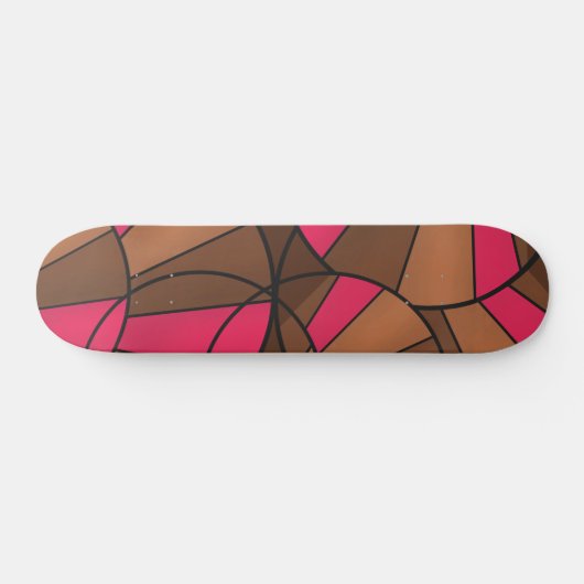Abstraktes Muster Skateboard (Horizontal)
