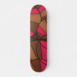 Abstraktes Muster Skateboard