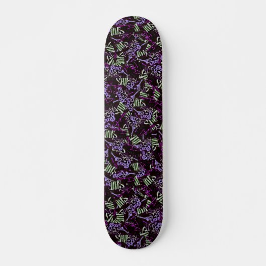 Abstraktes Muster Skateboard (Vorne)