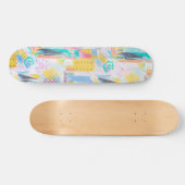 Abstraktes Muster Skateboard (Horizontal)