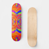 Abstraktes Muster Skateboard (Vorderseite)