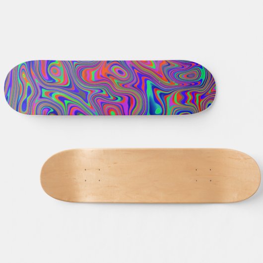 Abstraktes Muster Skateboard (Horizontal)
