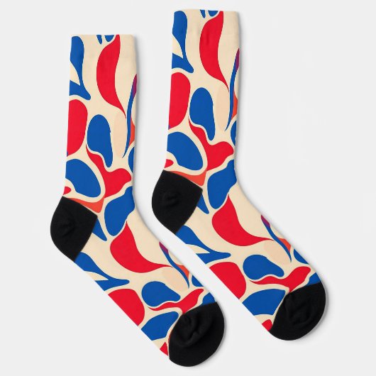 Abstraktes Muster Socken (Rechts)