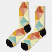 Abstraktes Muster Socken (Linkes Detail)