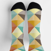 Abstraktes Muster Socken (Oben)