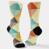 Abstraktes Muster Socken (Gewinkelt)