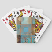 Abstraktes Muster Spielkarten (Rückseite)