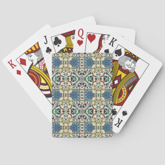 Abstraktes Muster Spielkarten (Rückseite)