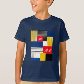 Abstraktes Muster. T-Shirt (Vorderseite)