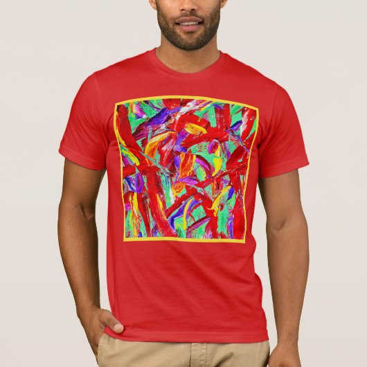 Abstraktes Muster T-Shirt (Vorderseite)