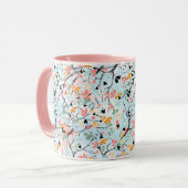 Abstraktes Muster Tasse (Vorderseite Links)