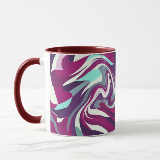 Abstraktes Muster Tasse (Links)