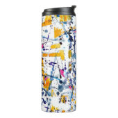 Abstraktes Muster Thermosbecher (Nach links gedreht)