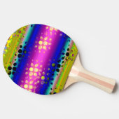 Abstraktes Muster Tischtennis Schläger (Seitenansicht)