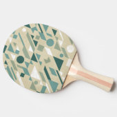 Abstraktes Muster Tischtennis Schläger (Seitenansicht)