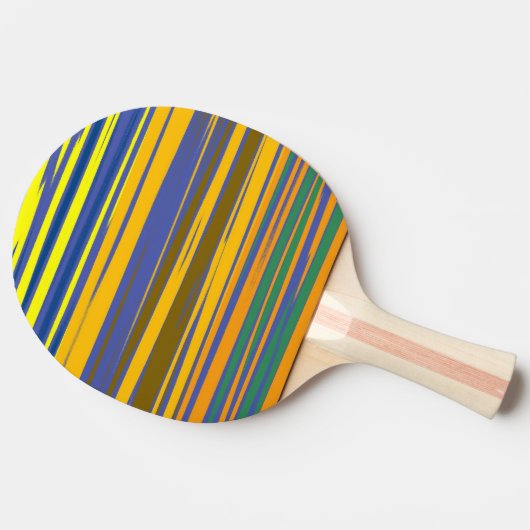 Abstraktes Muster Tischtennis Schläger (Seitenansicht)