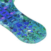 Abstraktes Muster und blaues Folienzmuster Schneidebrett (Ecke)