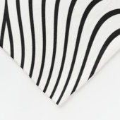 Abstraktes Muster von gewellten Streifen oder geri Fleecedecke (Ecke)